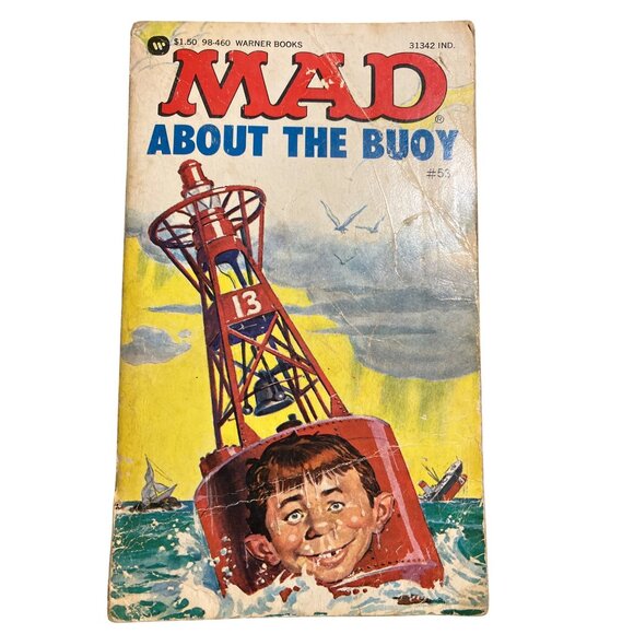 MAD About The Buoy #53 Paperback 1980 Warner Books Humor & Satire Magazine - Picture 1 of 16